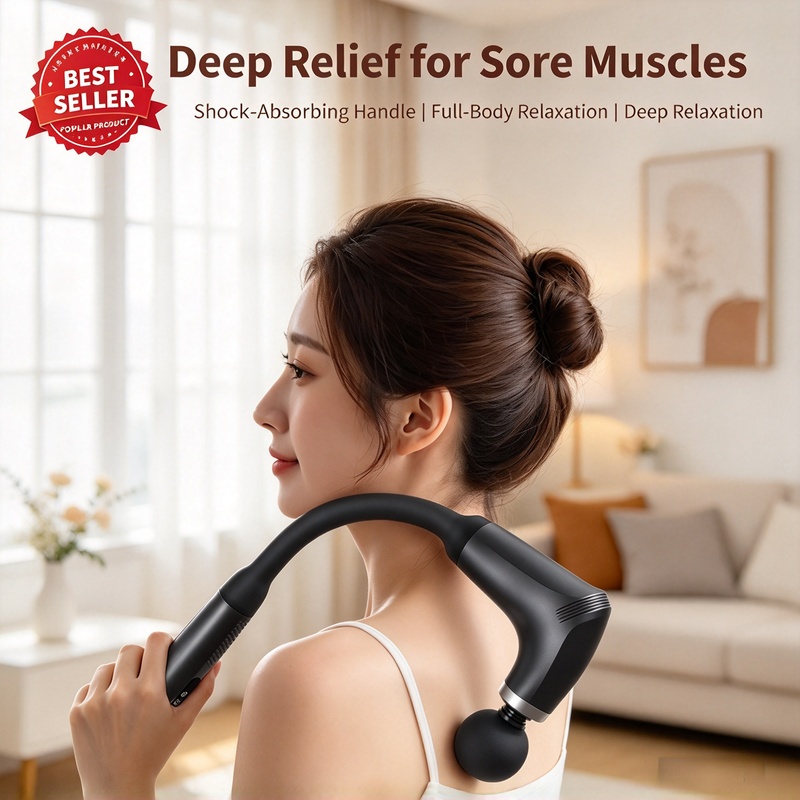 Massage Gun - Pistolet de massage électrique intelligent, masseur