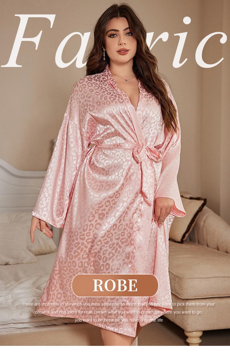 Bathrobe - Robe de chambre grande taille pour