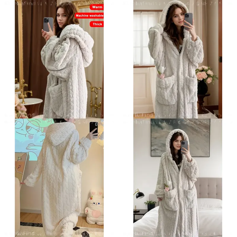 Bathrobe - Robe de chambre en flanelle pour