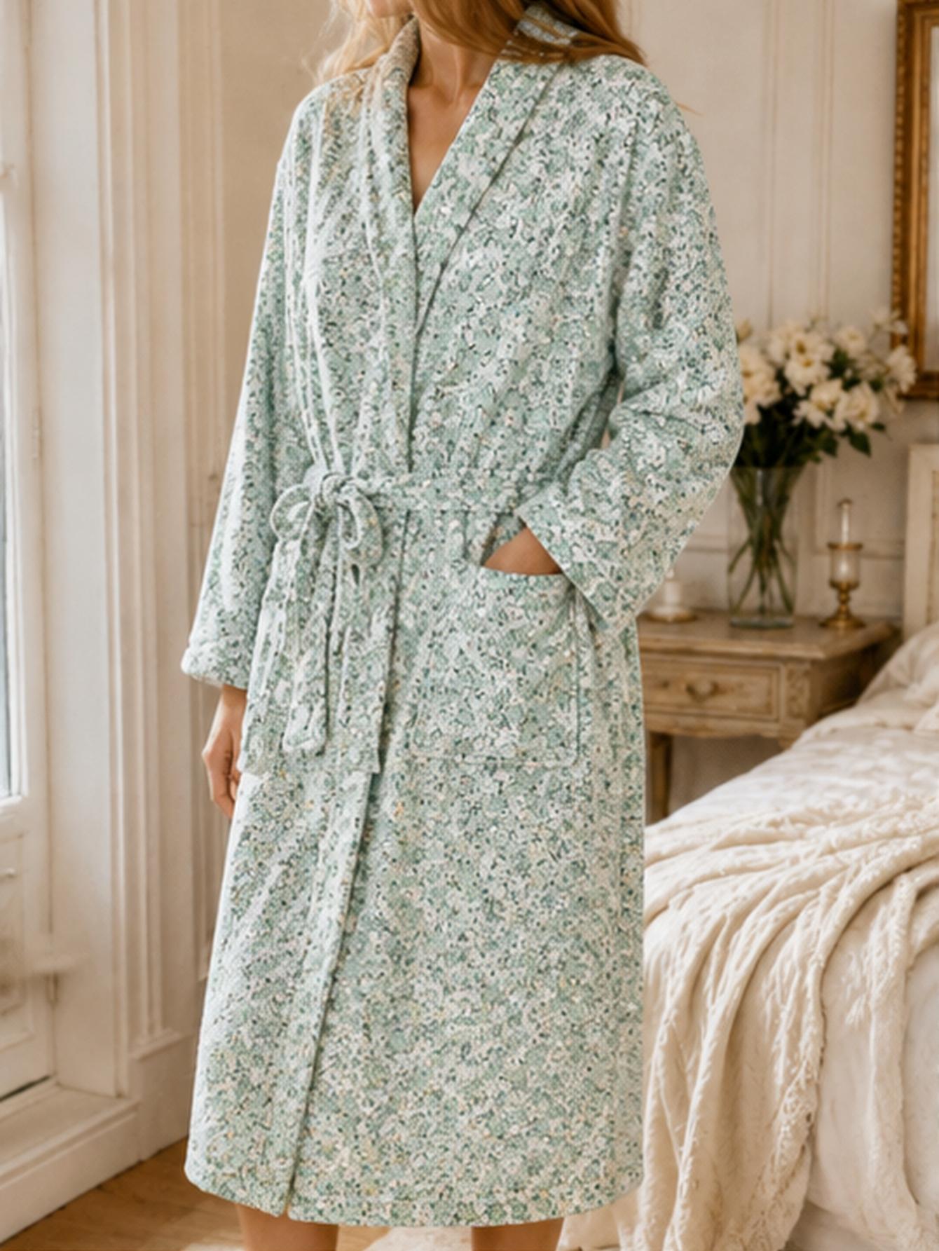 Peignoir en polaire corail à m - Bathrobe avis et prix