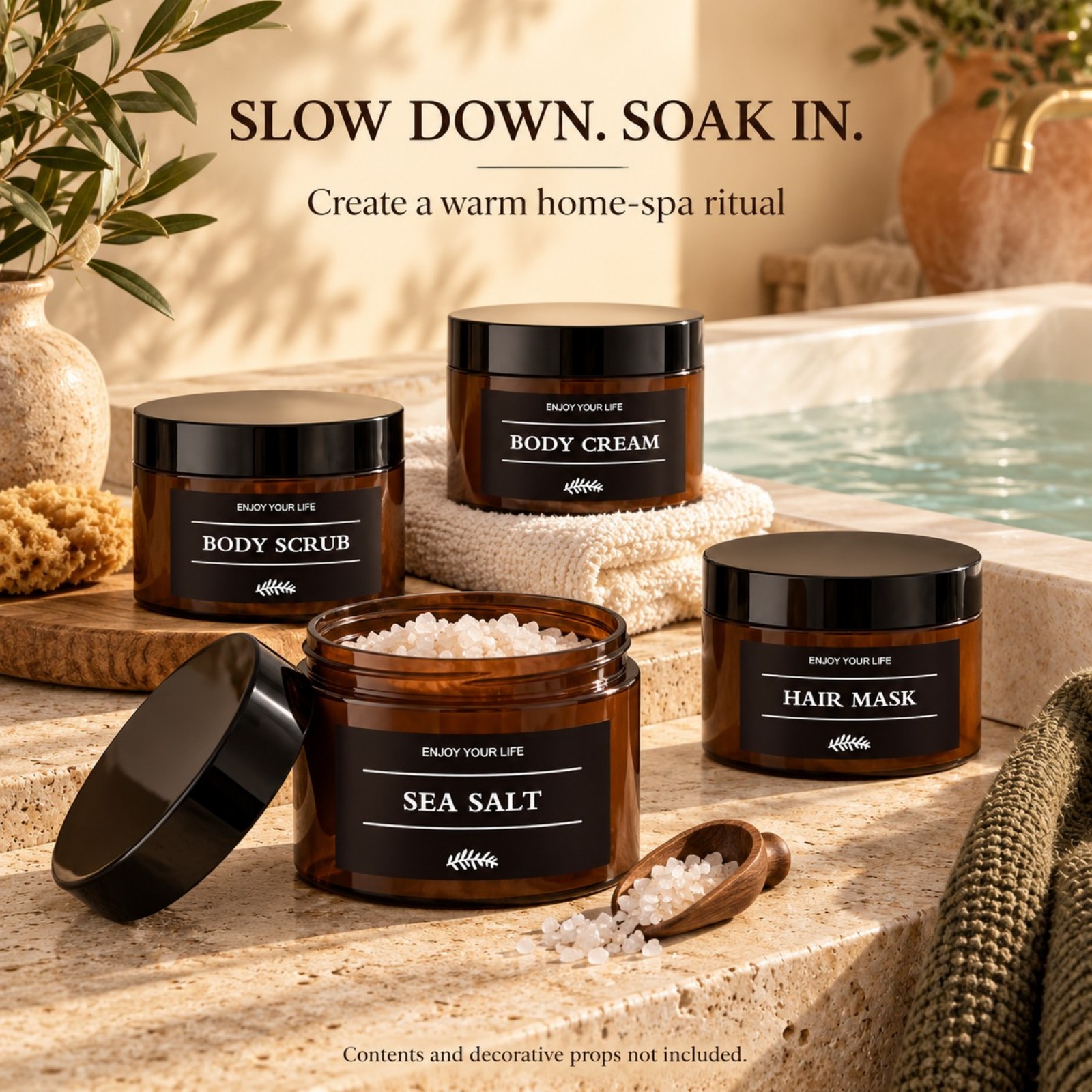 Lot de 3 bocaux de rangement p - Bath Salts avis et prix