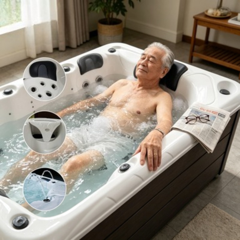 Bain à remous en acrylique, sp - Spa Massager avis et prix