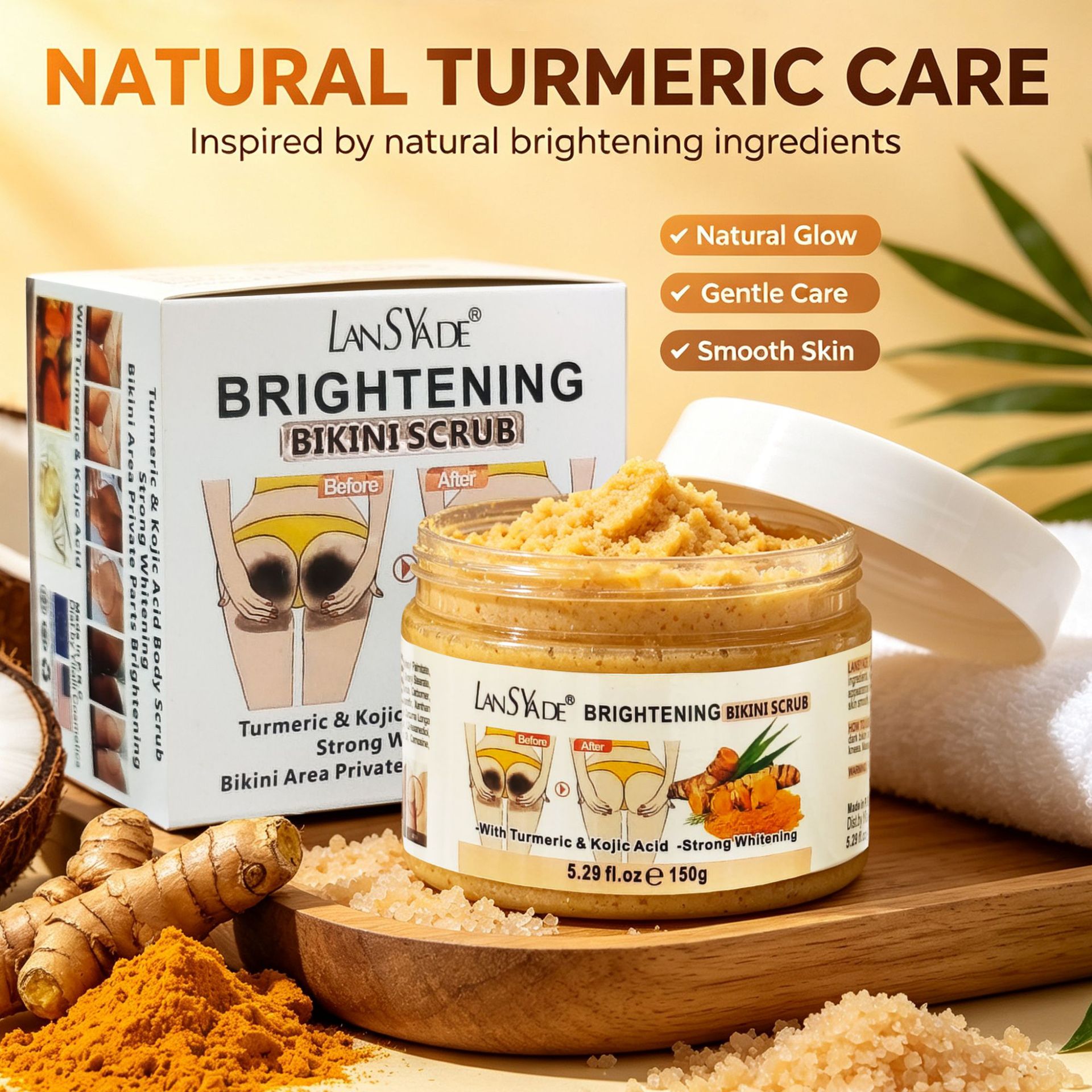 Gommage au curcuma 150g, netto - Bath Salts avis et prix