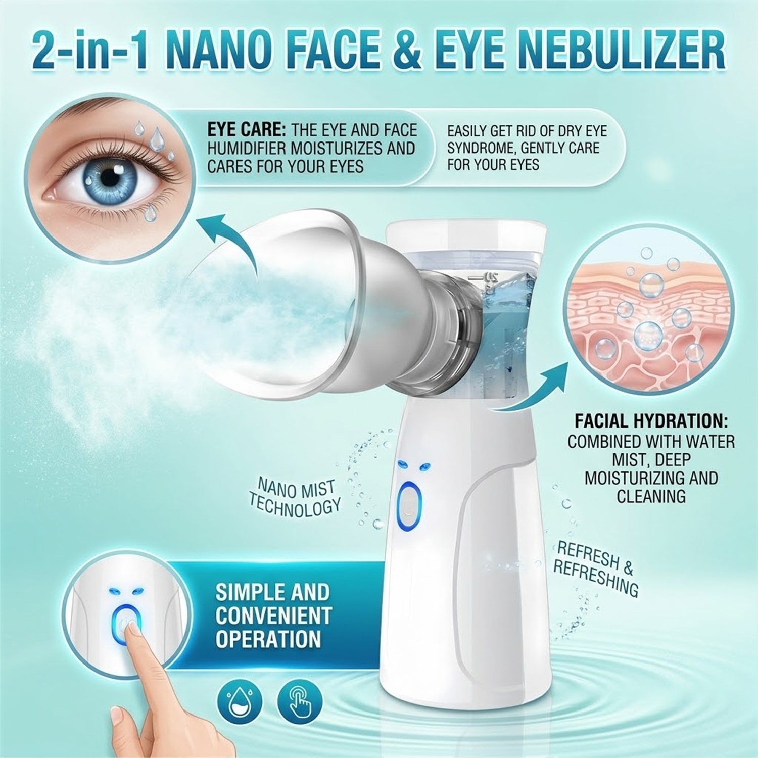 Nano-brumisateur facial portab - Face Steamer avis et prix